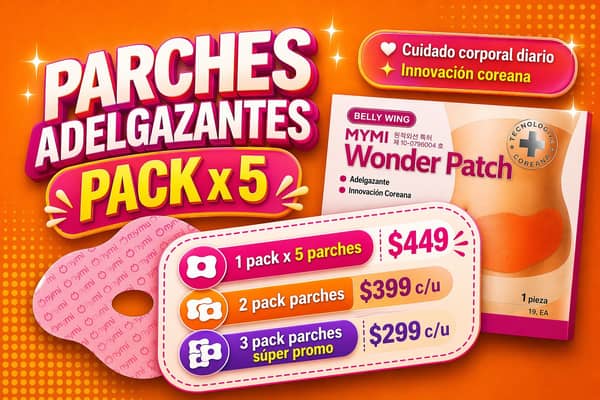 Parches Adelgazantes pack x 3
